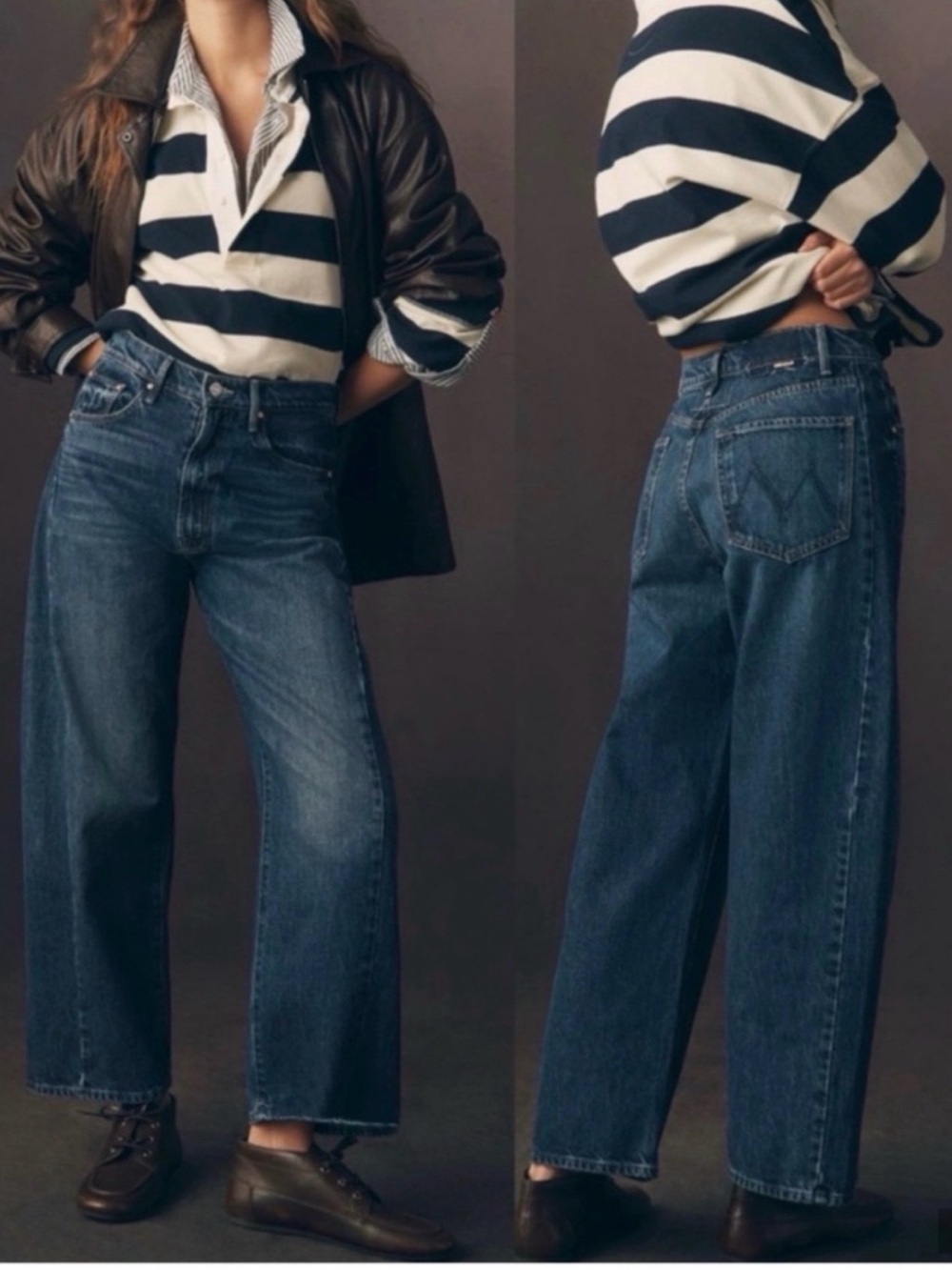 MOTHER SUPERIOR Jeans Half Pipe Ankle Did You Bring Me Anything? Blue Size 25